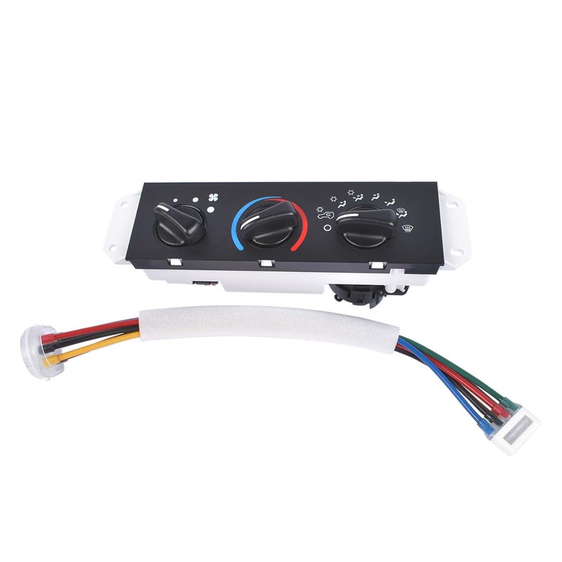 Bicos HS-373 55037473AB HVAC Climate Control Panel with Blower Motor Switch Fits for Wrangler TJ 1999-2004 Replaces HS373 Heater Control Switch - Image 1